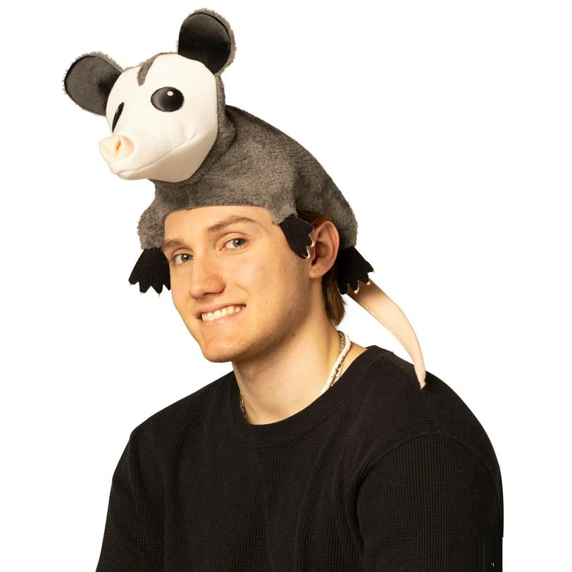 Adults Opossum Body Hat Costume Accessory