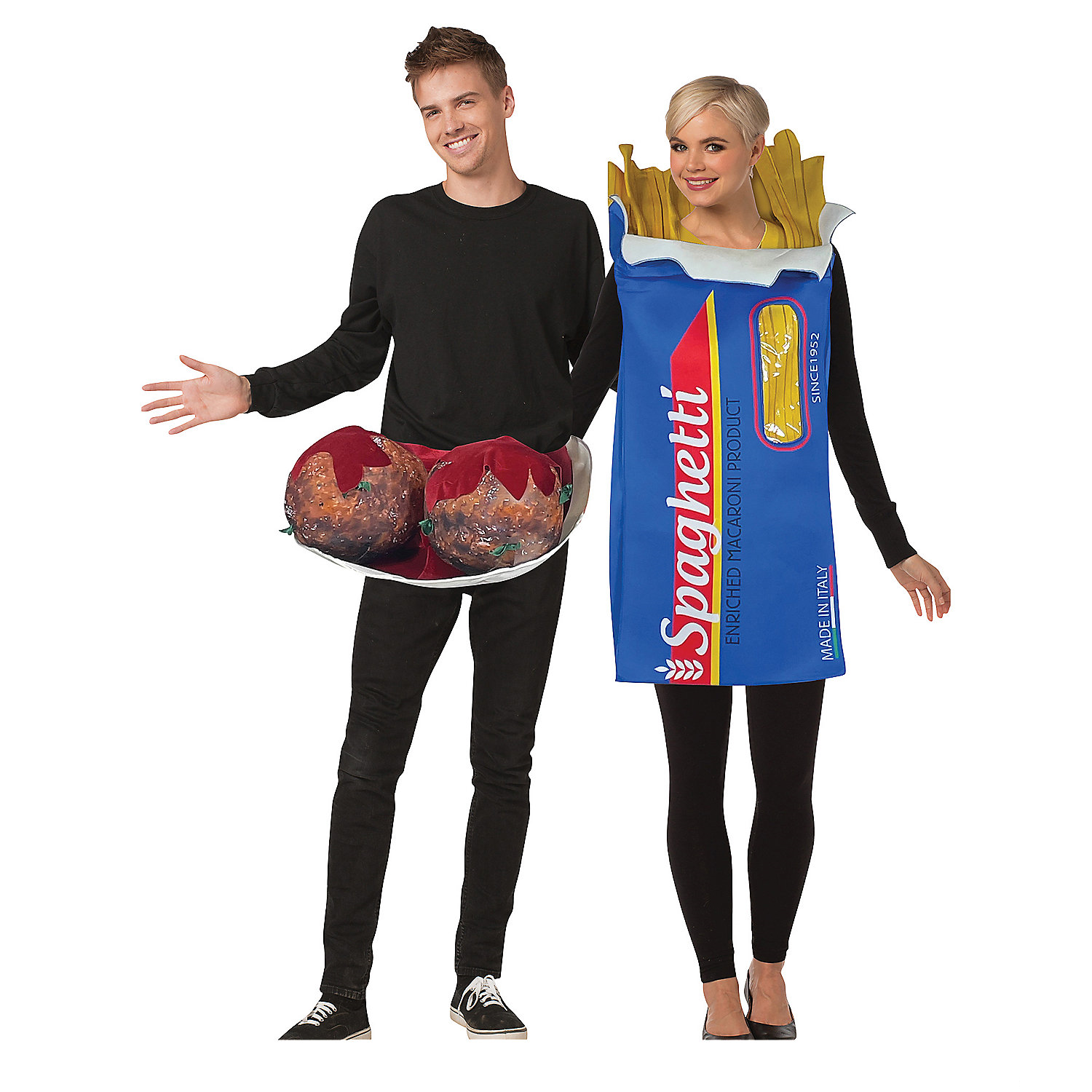 Spaghetti & Meatballs Couple Costume