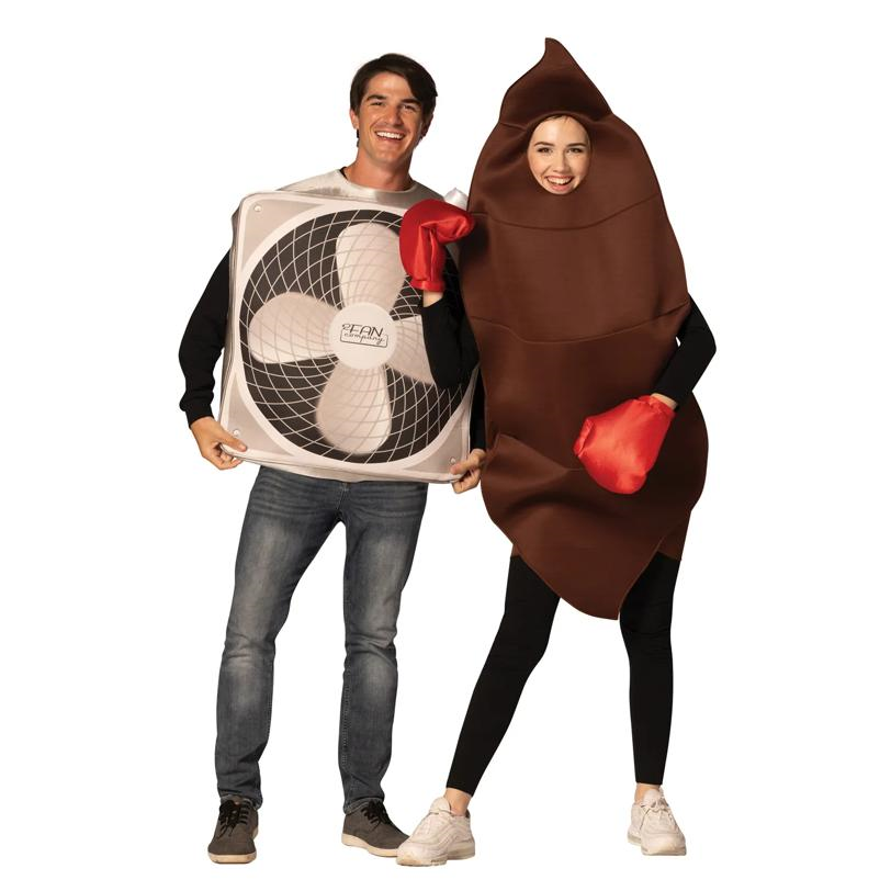Adults Shit Hits the Fan Couples Costume