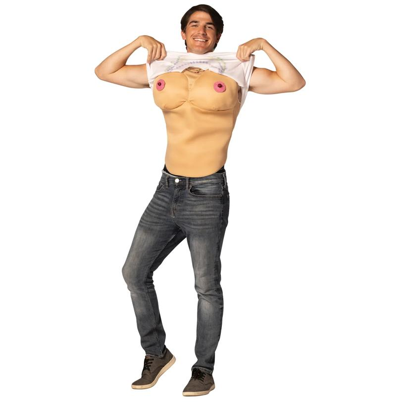 Adults Mardi Gras Flasher Shirt Costume