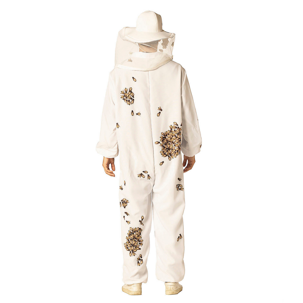 Adults Beekeeper with Printed Bees Jumpsuit Costume
