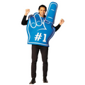 Adults Blue Team Spirit #1 Foam Finger Tunic Costume