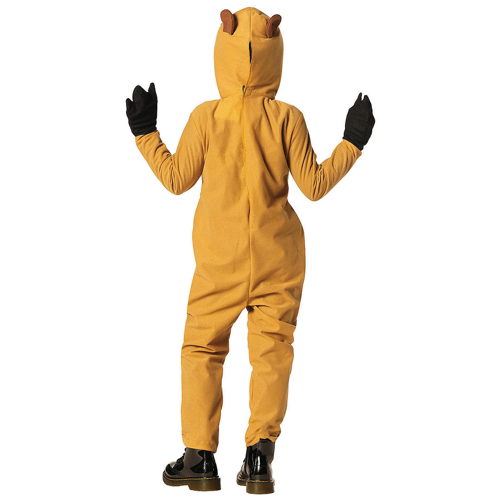Kids Capybara Hooded Jumpsuit Costume