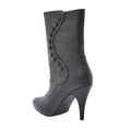 Black Ruth Victorian Boots - Size 6