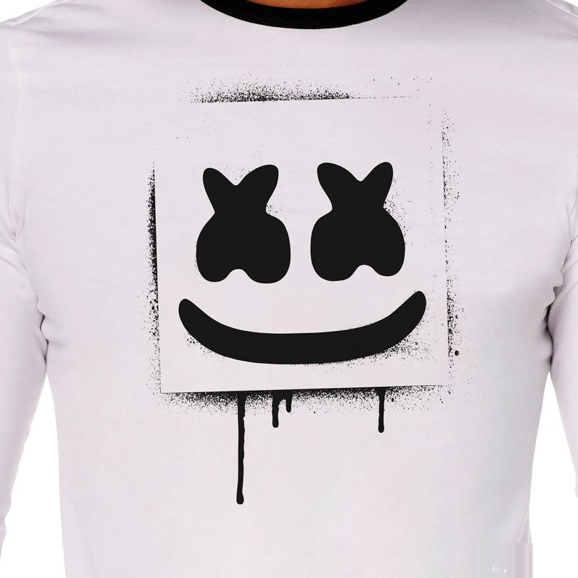 Adults Marshmello Long-Sleeved T-Shirt Costume