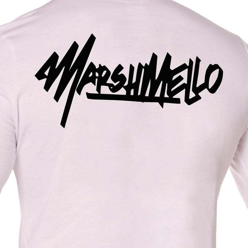 Adults Marshmello Long-Sleeved T-Shirt Costume