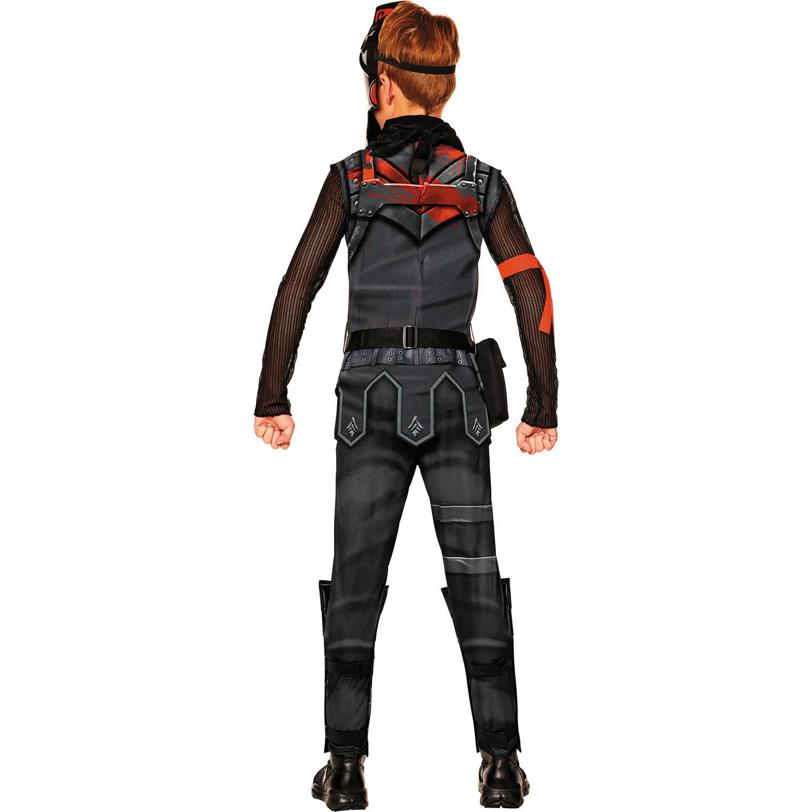 Kids Fortnite Black Polyester Jumpsuit