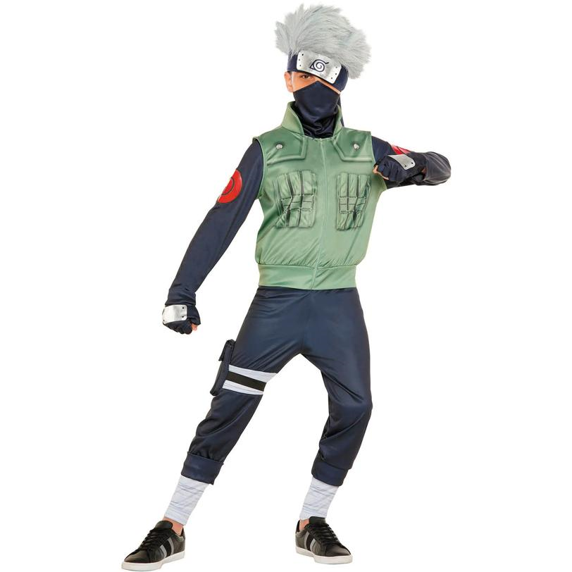 Kids Naruto Kakashi Hatake Jumpsuit Costume