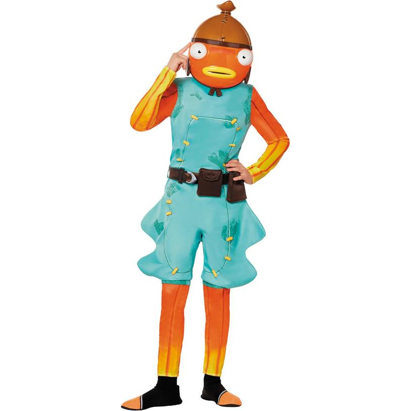 Kids Fortnite Fishstick Jumpsuit Costume