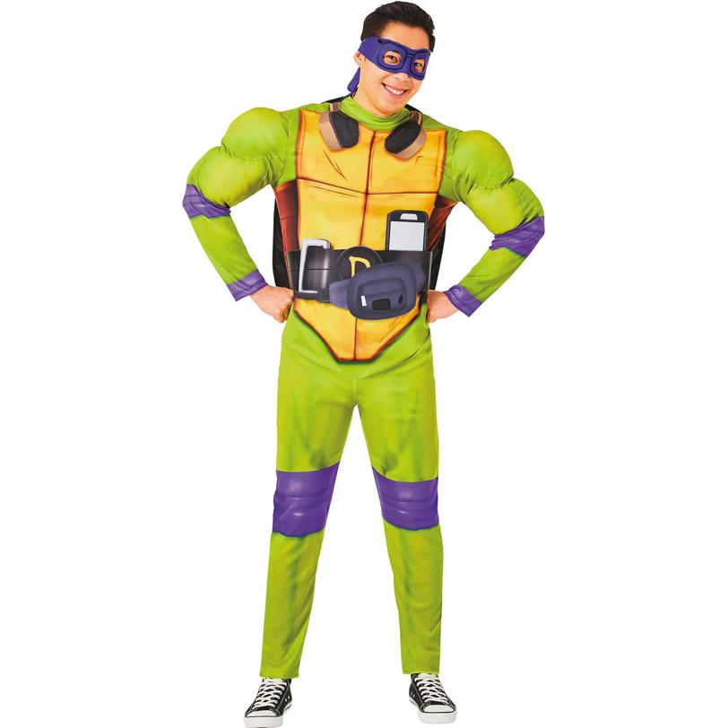Adults Teenage Mutant Ninja Turtles Movie Donatello Jumpsuit Costume