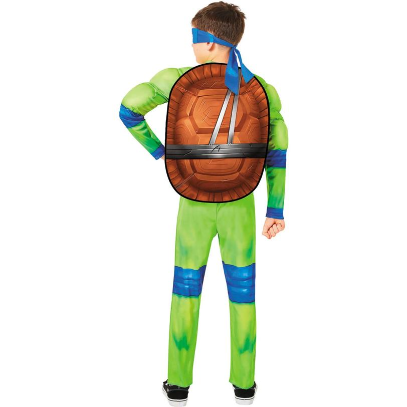Kids Teenage Mutant Ninja Turtles Movie Leonardo Jumpsuit Costume