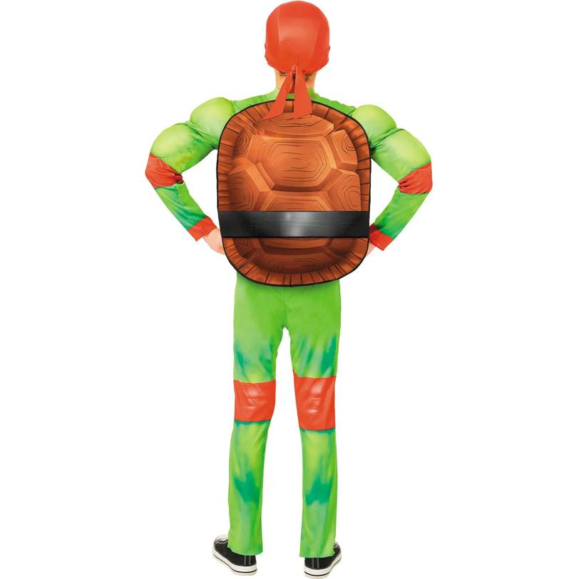 Kids Teenage Mutant Ninja Turtles Movie Raphael Jumpsuit Costume