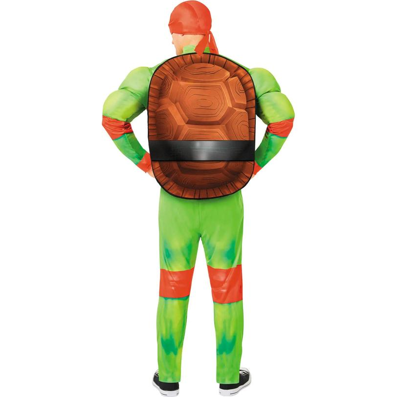 Adults Teenage Mutant Ninja Turtles Movie Raphael Jumpsuit Costume