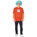 Adults Dr. Seuss Thing 1 or Thing 2 T-Shirt Costume Kit - Small/Medium