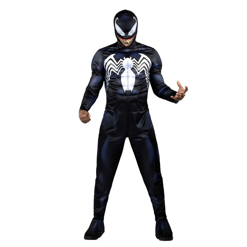 Adults Qualux Marvel Venom Jumpsuit Costume
