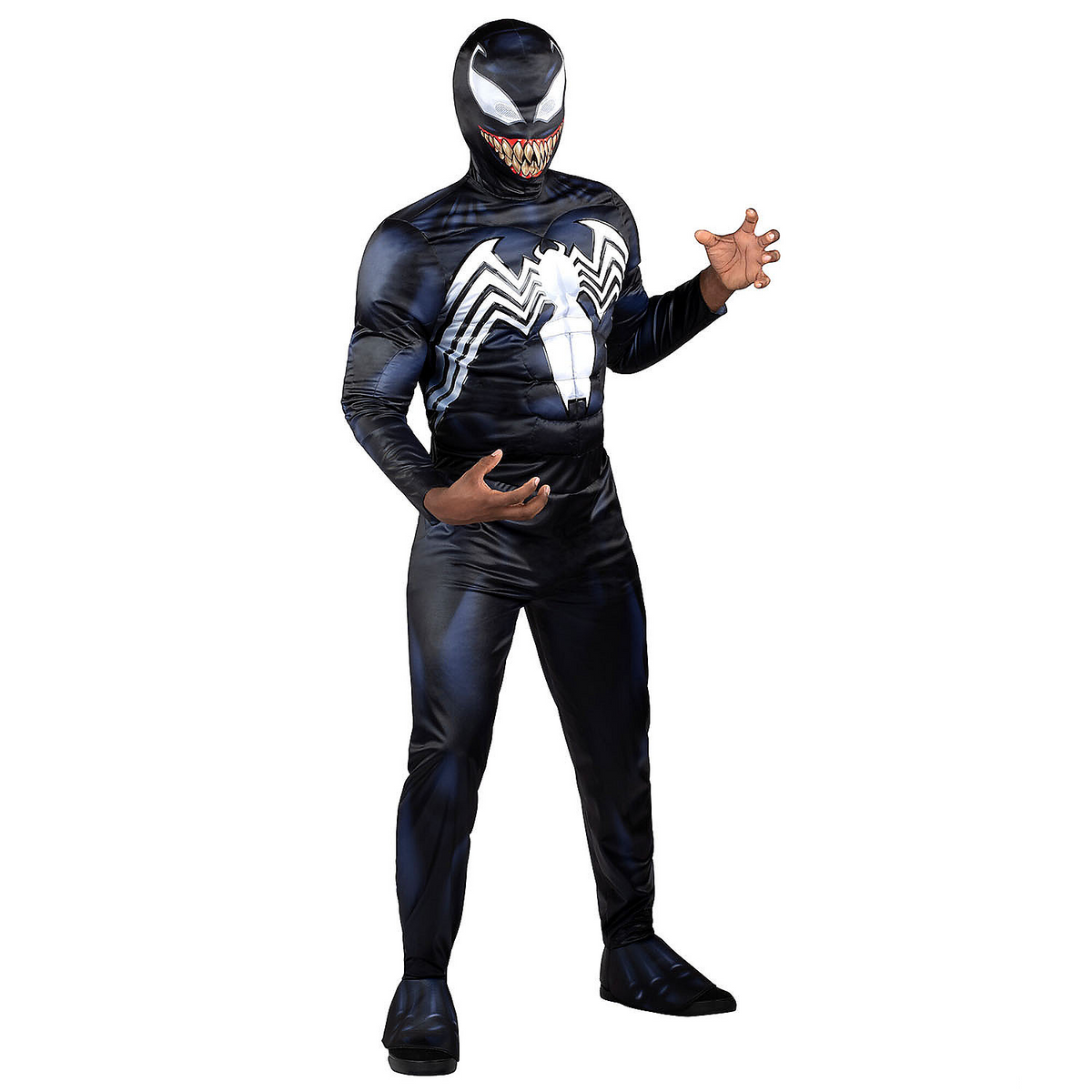 Adults Qualux Marvel Venom Jumpsuit Costume