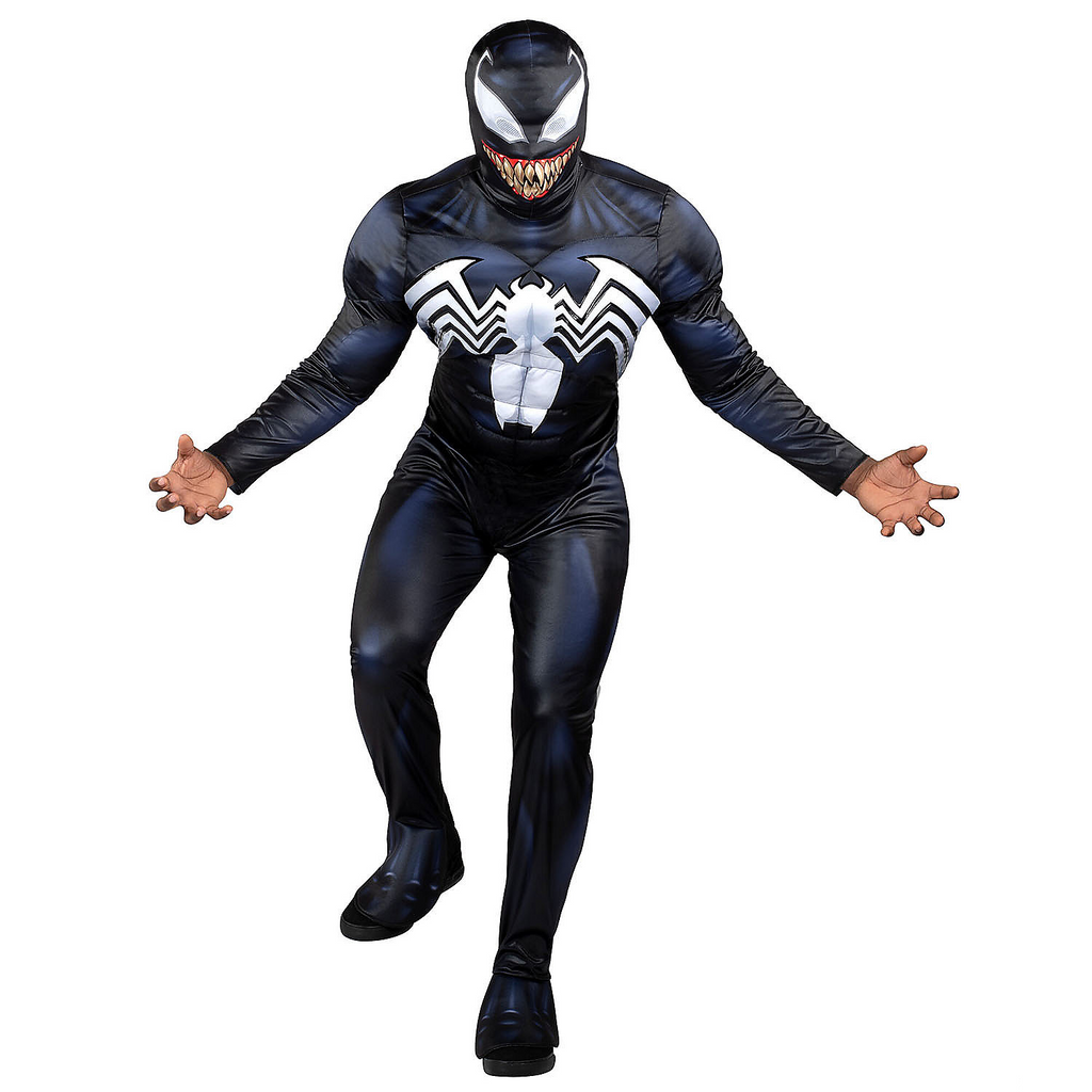 Adults Qualux Marvel Venom Jumpsuit Costume