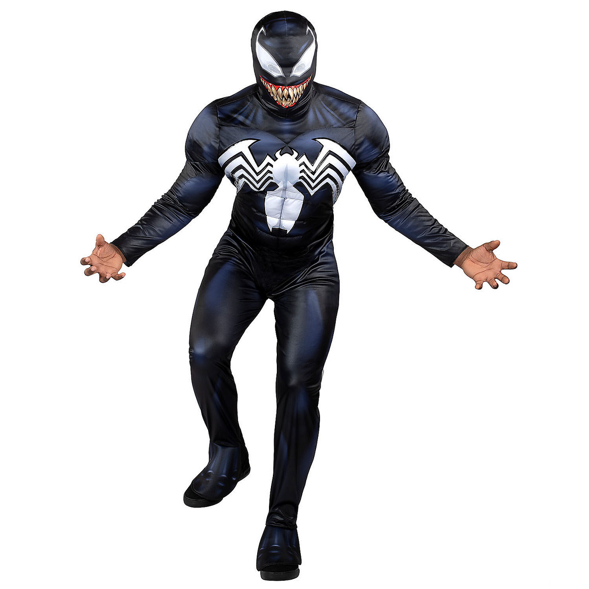 Adults Qualux Marvel Venom Jumpsuit Costume