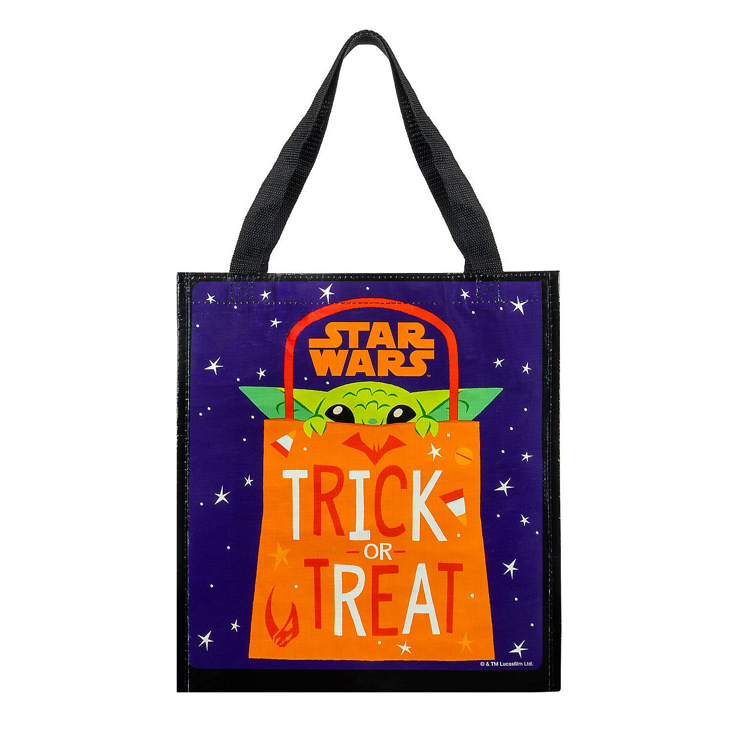 Star Wars Grogu Trick or Treat Fabric Halloween Treat Bag