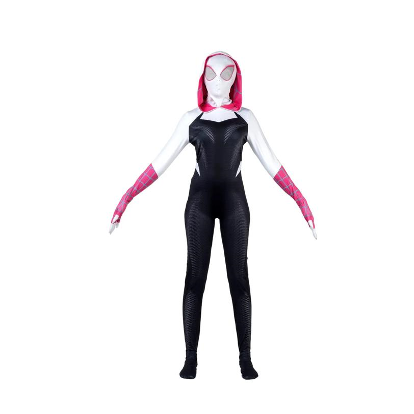 Adults Zentai Marvel Spider-Gwen Jumpsuit Costume