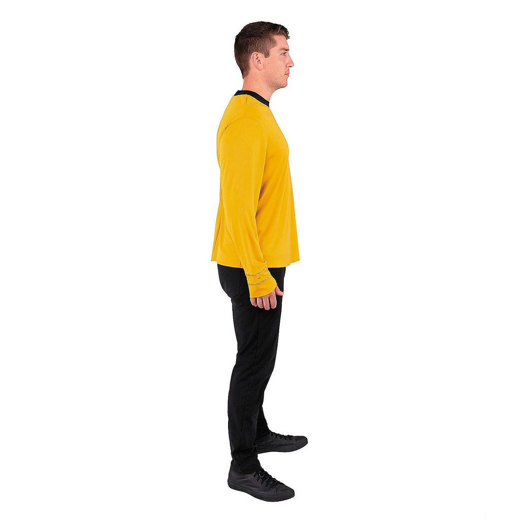 Adults Star Trek Captain Kirk Long Sleeve Costume Top