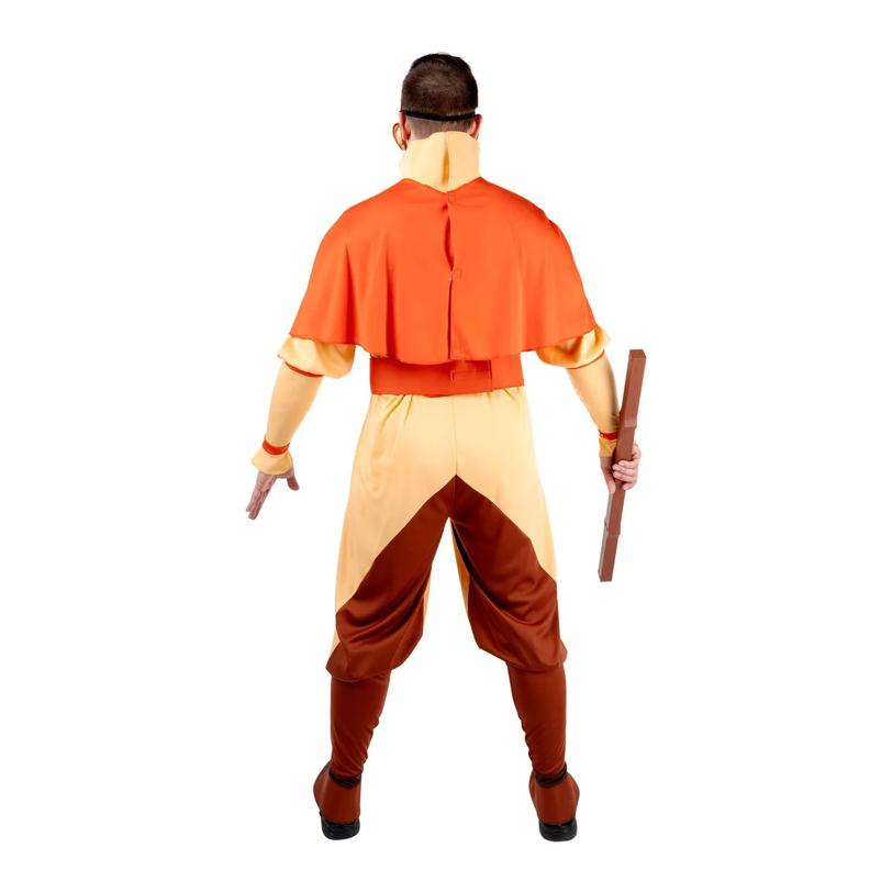 Adults Qualux Avatar: The Last Airbender Aang Jumpsuit Costume