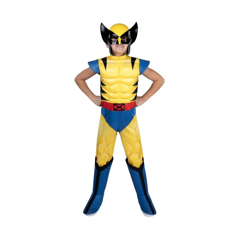 Kids Qualux X-Men '97 Wolverine Jumpsuit Costume