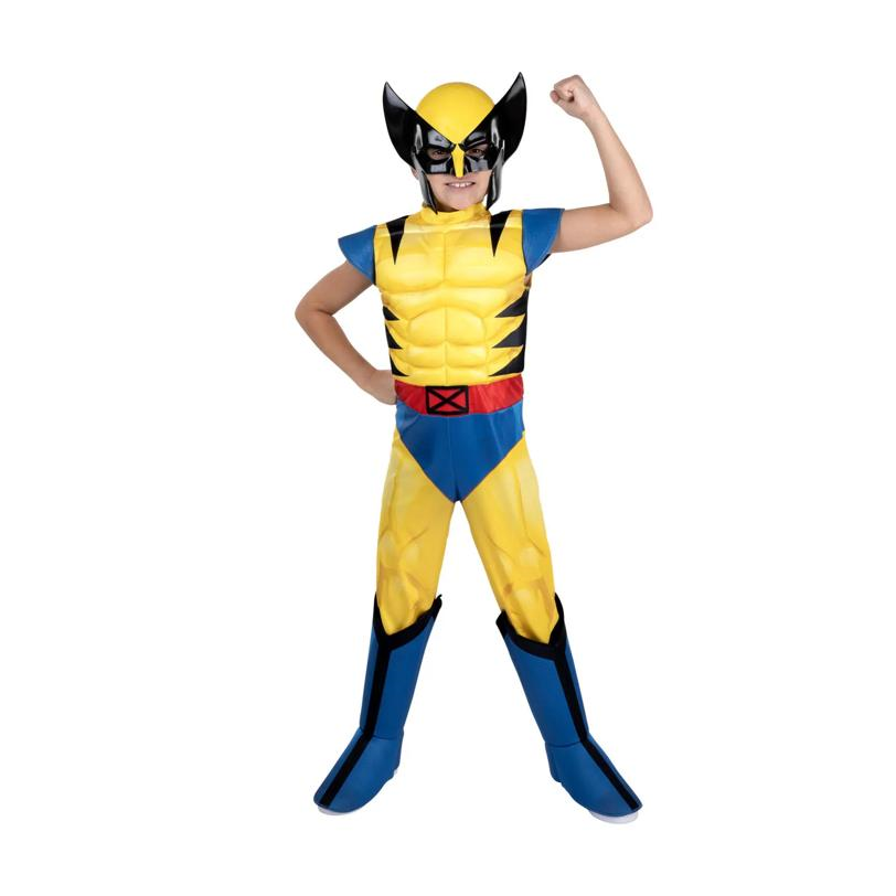 Kids Qualux X-Men '97 Wolverine Jumpsuit Costume