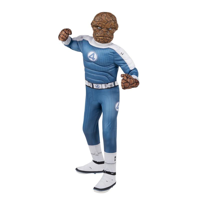 Kids Qualux Marvel The Fantastic Four: First Steps The Thing Jumpsuit Costume