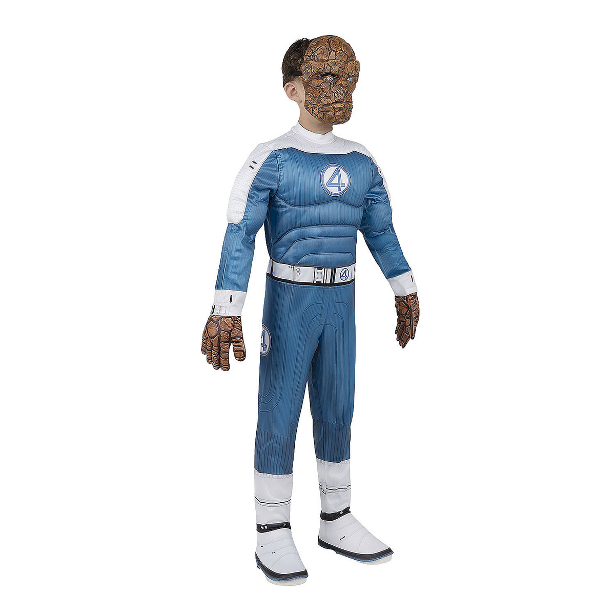 Kids Qualux Marvel The Fantastic Four: First Steps The Thing Jumpsuit Costume