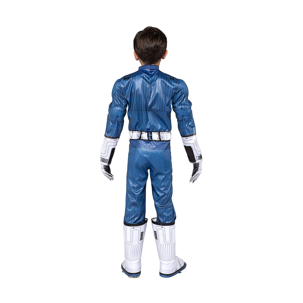 Kids Qualux Marvel The Fantastic Four: First Steps Mr. Fantastic Jumpsuit Costume