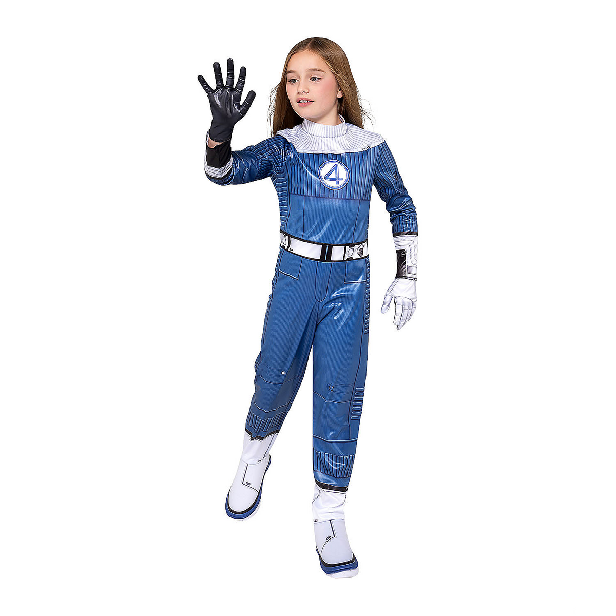 Kids Qualux Marvel The Fantastic Four: First Steps Invisible Woman Jumpsuit Costume