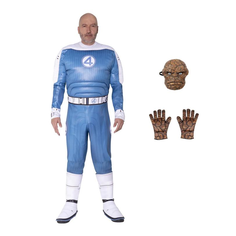 Adults Qualux The Fantastic Four: First Steps The Thing Jumpsuit Costume
