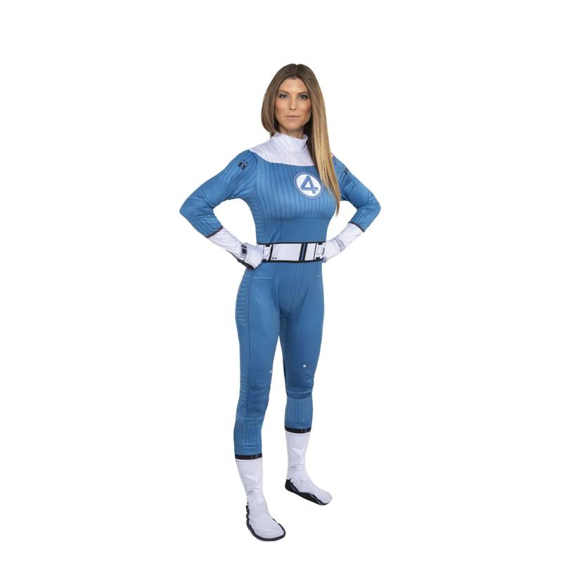 Adults Zentai Marvel The Fantastic Four: First Steps Invisible Woman Jumpsuit Costume