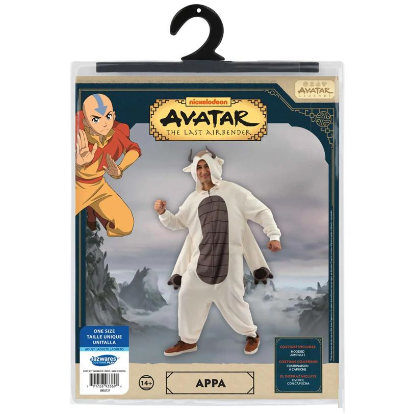 Adults Avatar: The Last Airbender Appa Hooded Onesie Costume