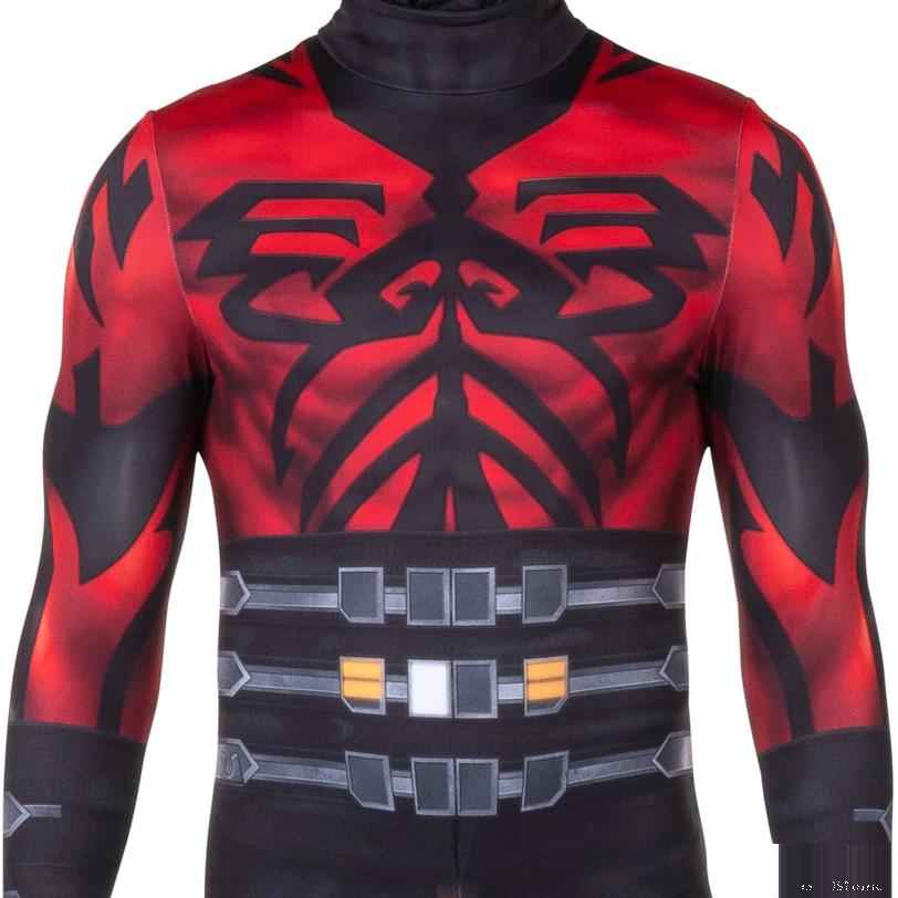 Adults Zentai Star Wars: The Clone Wars Darth Maul Jumpsuit Costume