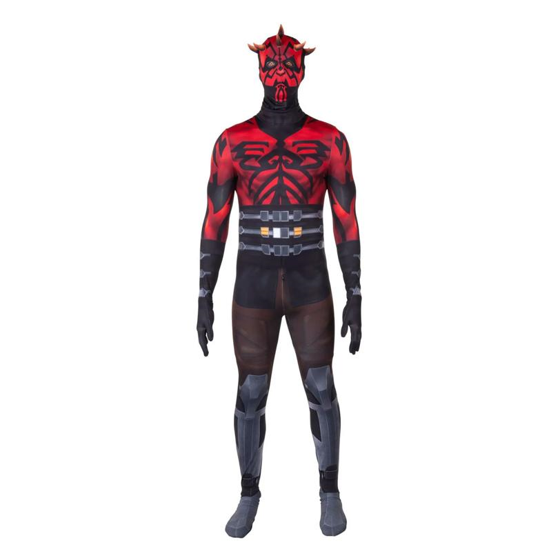 Adults Zentai Star Wars: The Clone Wars Darth Maul Jumpsuit Costume