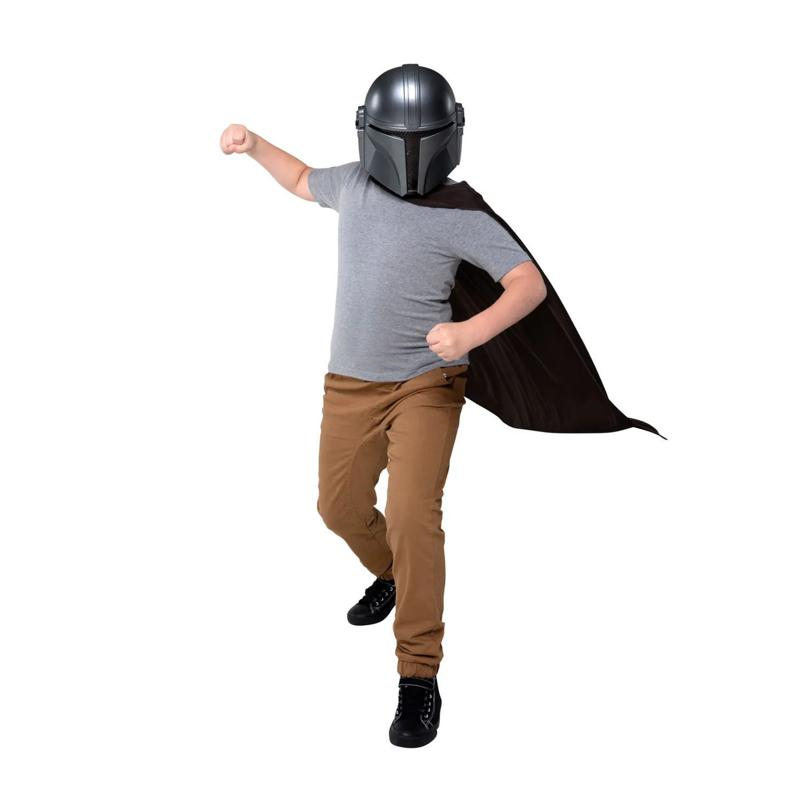 Kids Star Wars: The Mandalorian and Grogu Mandalorian Cape & Mask