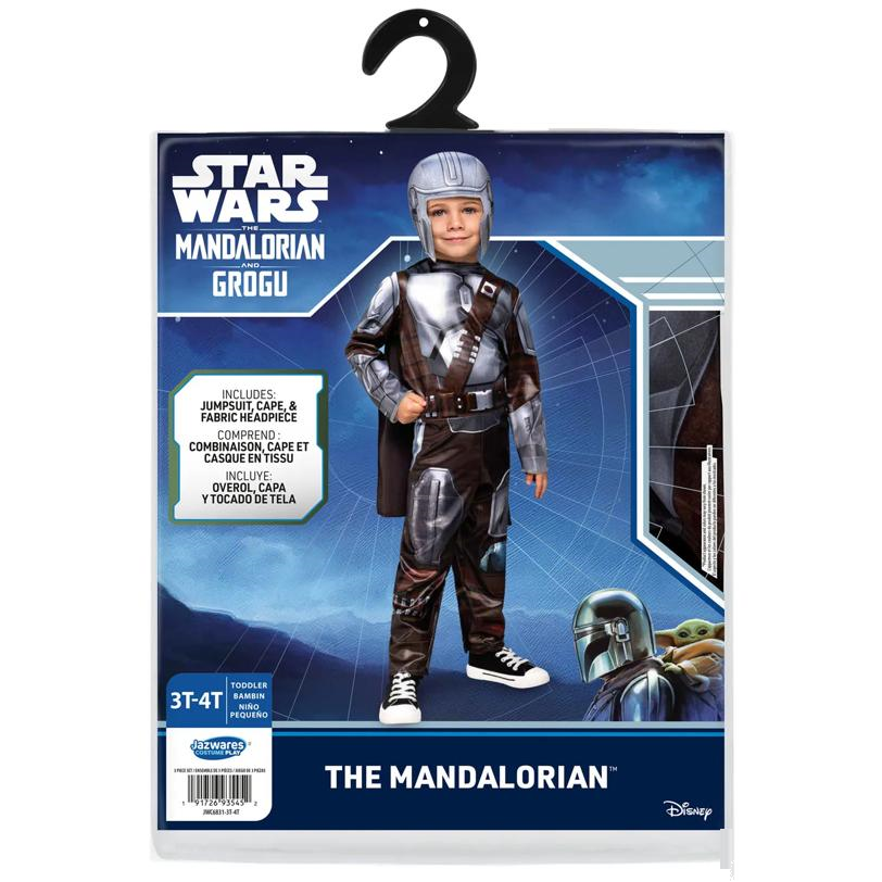Toddler Deluxe Star Wars: The Mandalorian and Grogu Mandalorian Jumpsuit Costume