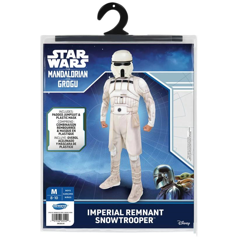 Kids Qualux Star Wars: The Mandalorian and Grogu Imperial Remnant Snowtrooper Costume
