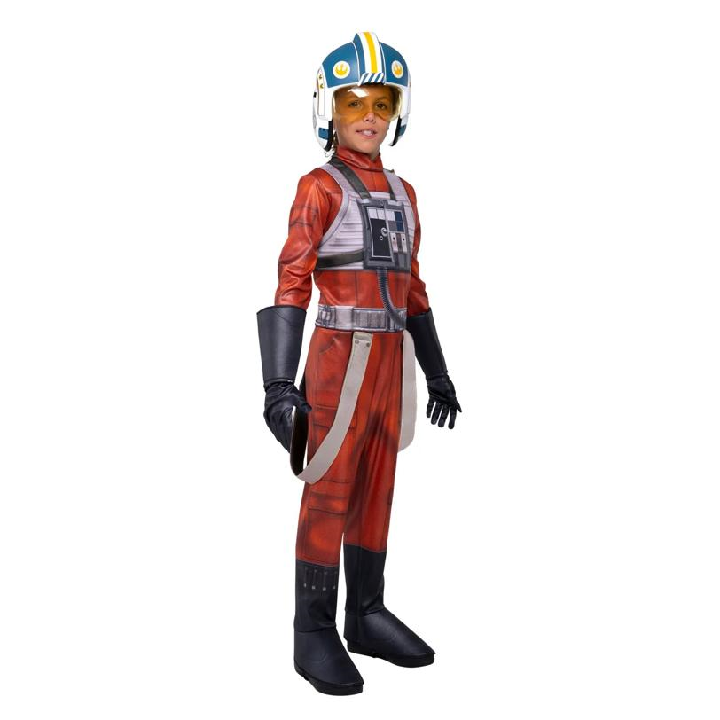 Kids Qualux Star Wars: The Mandalorian and Grogu New Republic X-wing Pilot Costume