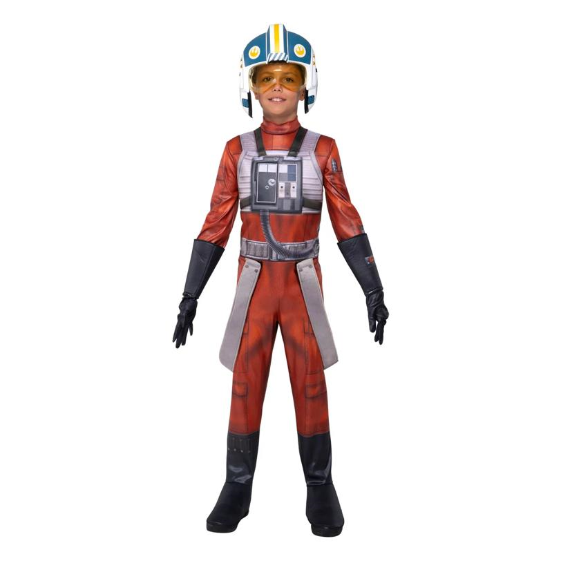 Kids Qualux Star Wars: The Mandalorian and Grogu New Republic X-wing Pilot Costume