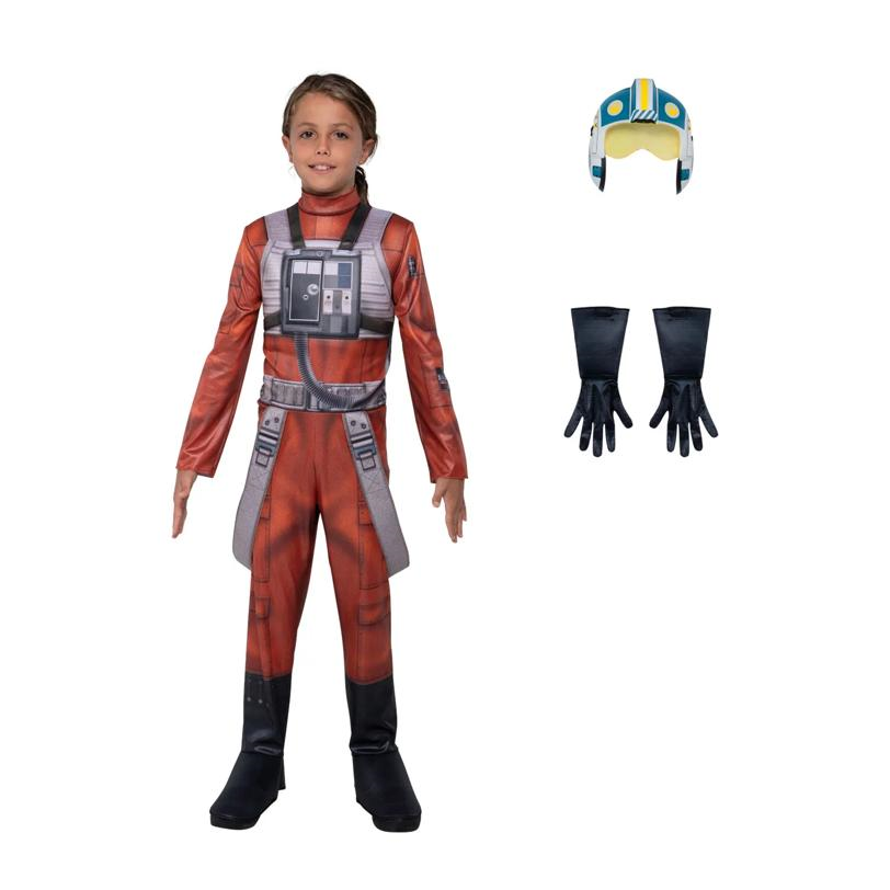 Kids Qualux Star Wars: The Mandalorian and Grogu New Republic X-wing Pilot Costume