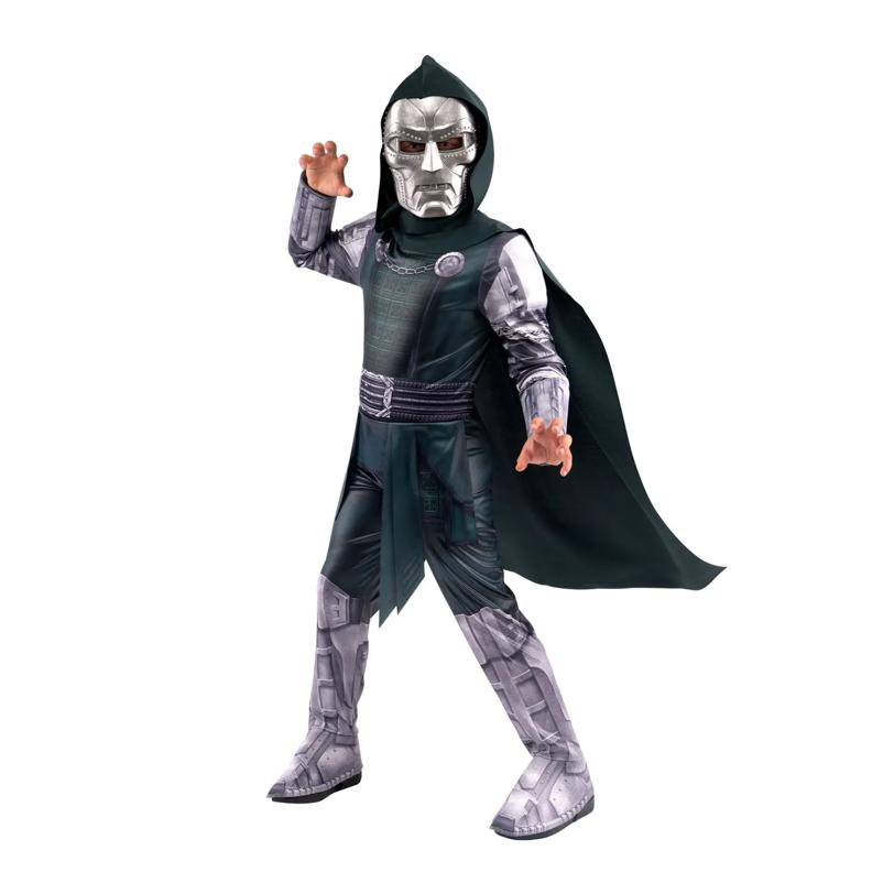 Kids Qualux Marvel Avengers: Doomsday Doctor Doom Jumpsuit Costume