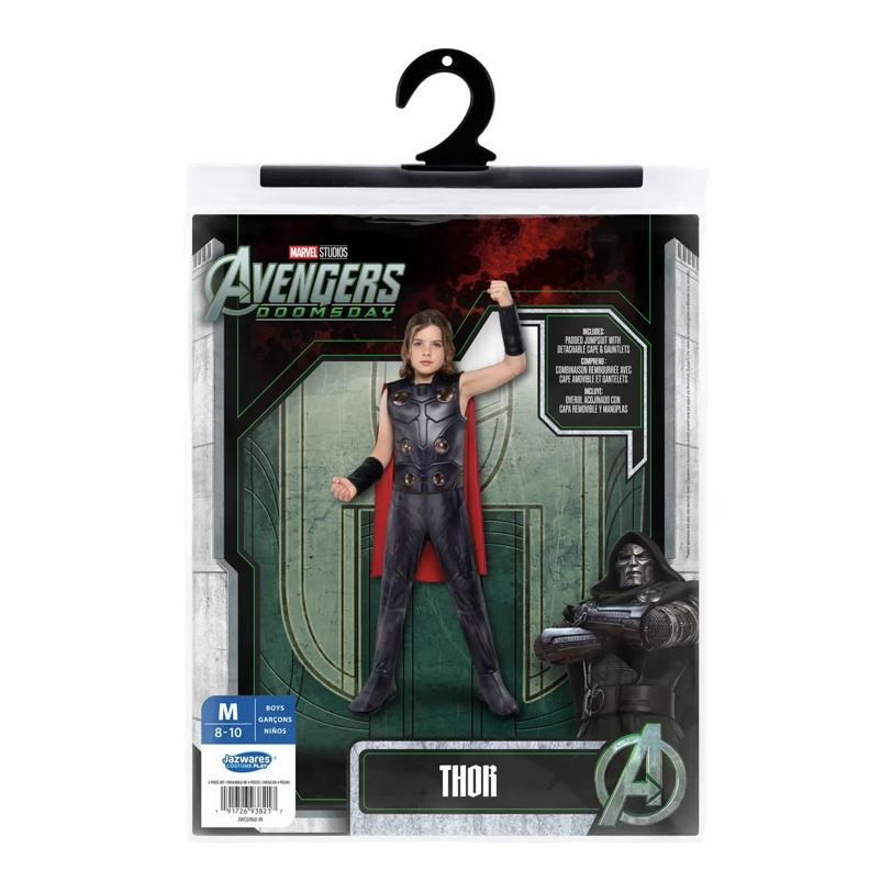 Kids Qualux Marvel Avengers: Doomsday Thor Jumpsuit Costume