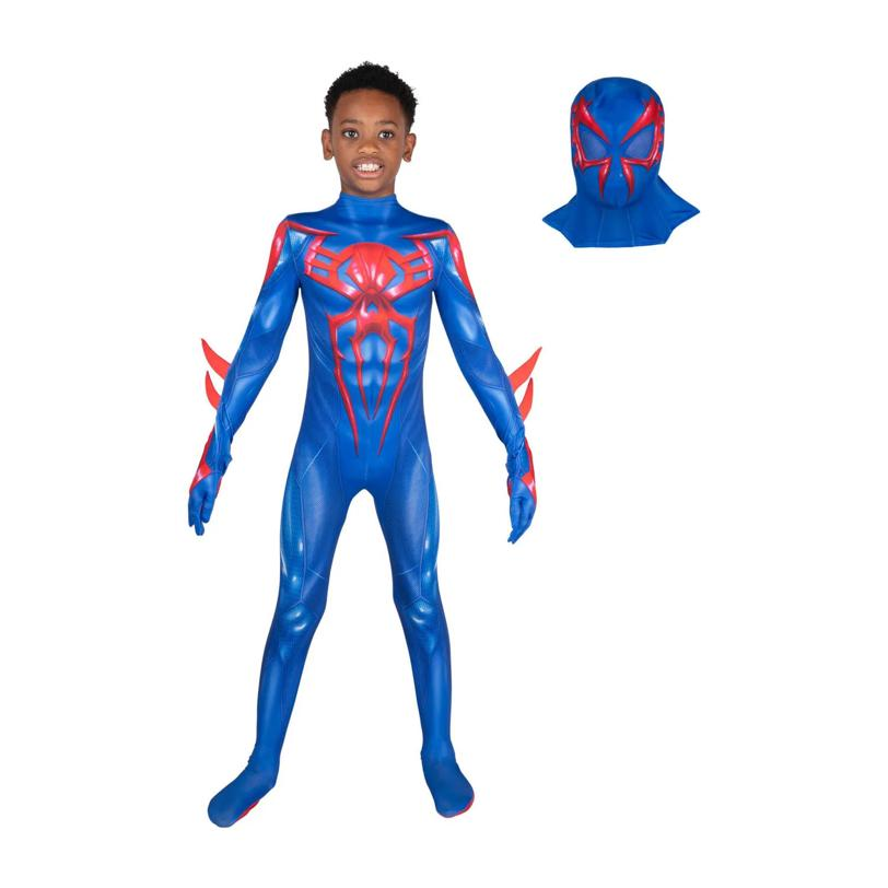 Kids Zentai Marvel Spider-Man Remastered Spider-Man 2099 Jumpsuit Costume