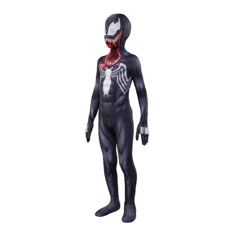 Kids Zentai Marvel Venom Jumpsuit Costume