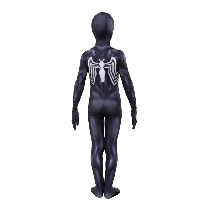 Kids Zentai Marvel Venom Jumpsuit Costume
