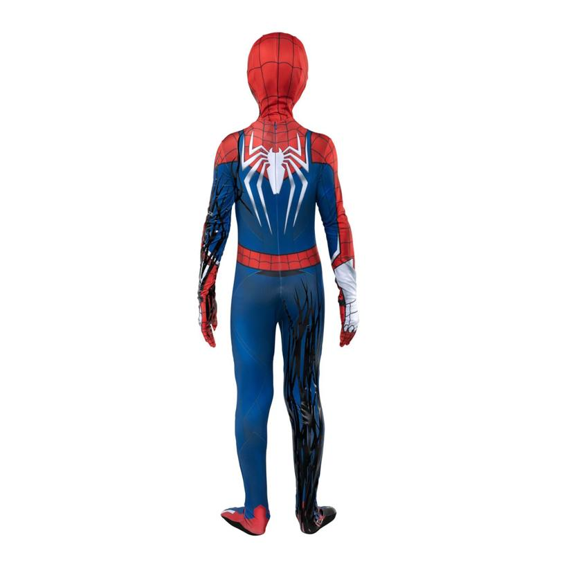 Kids Zentai Marvel Spider-Man 2 Advanced Suit 2.0 Symbiote Takeover Costume