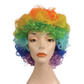Deluxe Long Curly Clown Wig